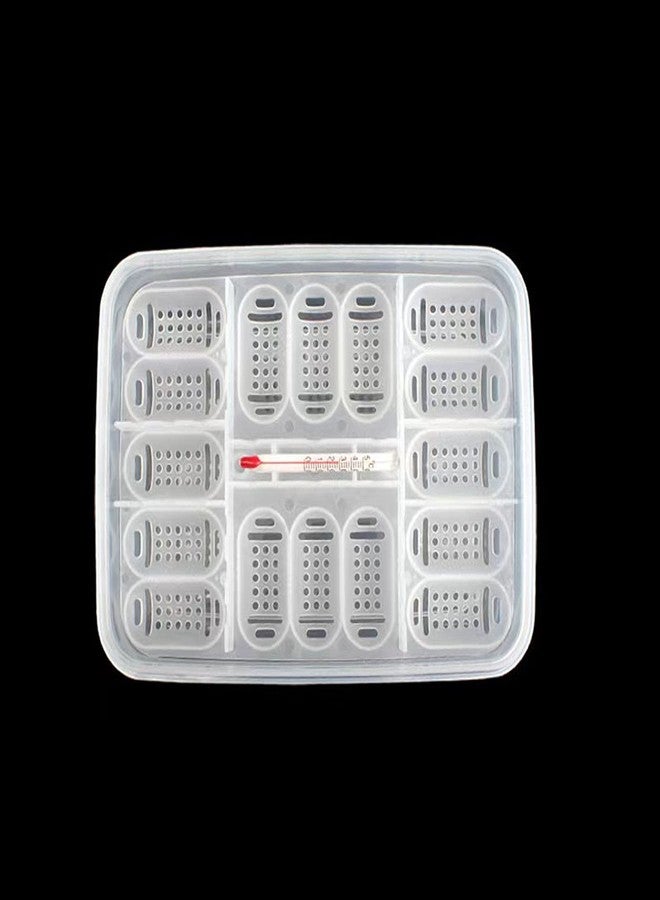 Still Awake Reptile Egg Incubator Professional Hatcher Hatching Box Case Tray Plastic Breeding Incubator for Hatching Snake,Lizards, Reptiles,Gecko(16 Slots Without Thermometer) - Image 4